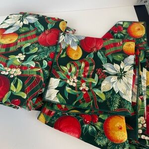 A Tablecoth And Set Of 19 Napkins